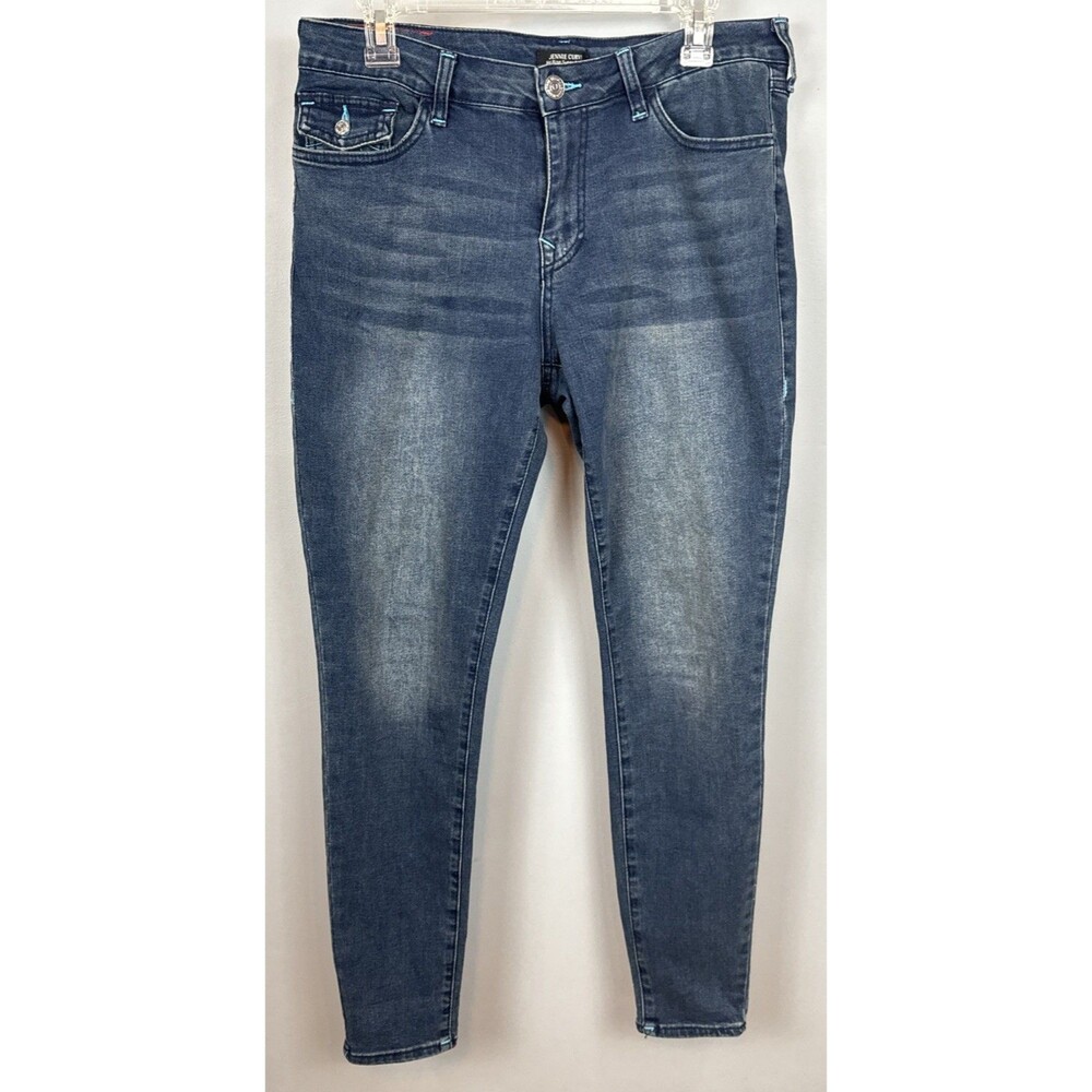 True Religion Jeans Jennie Curvy Mid Rise Super Skinny 30 (34x28.5)